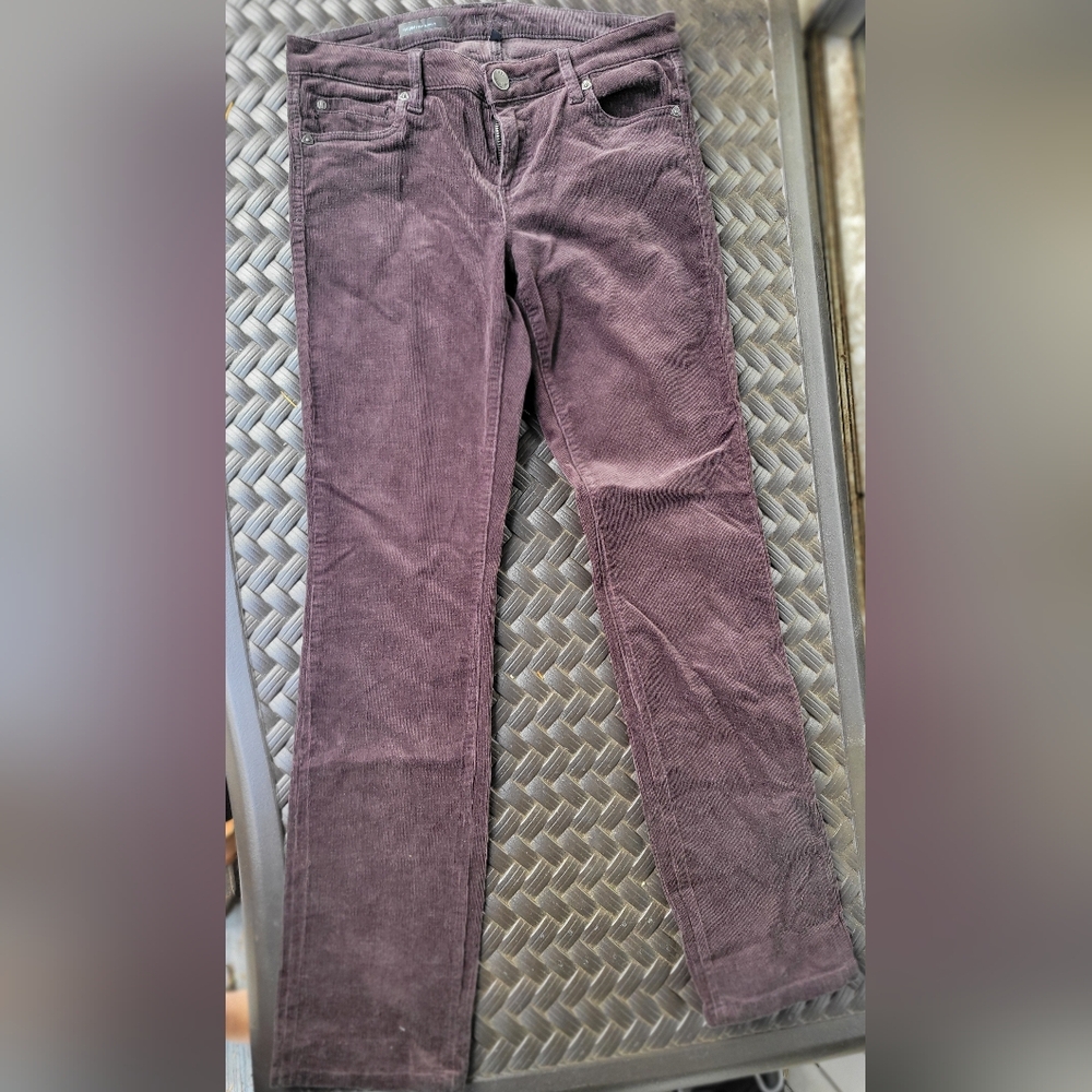 Kut from the Kloth Plum Corduroy Flare Pants